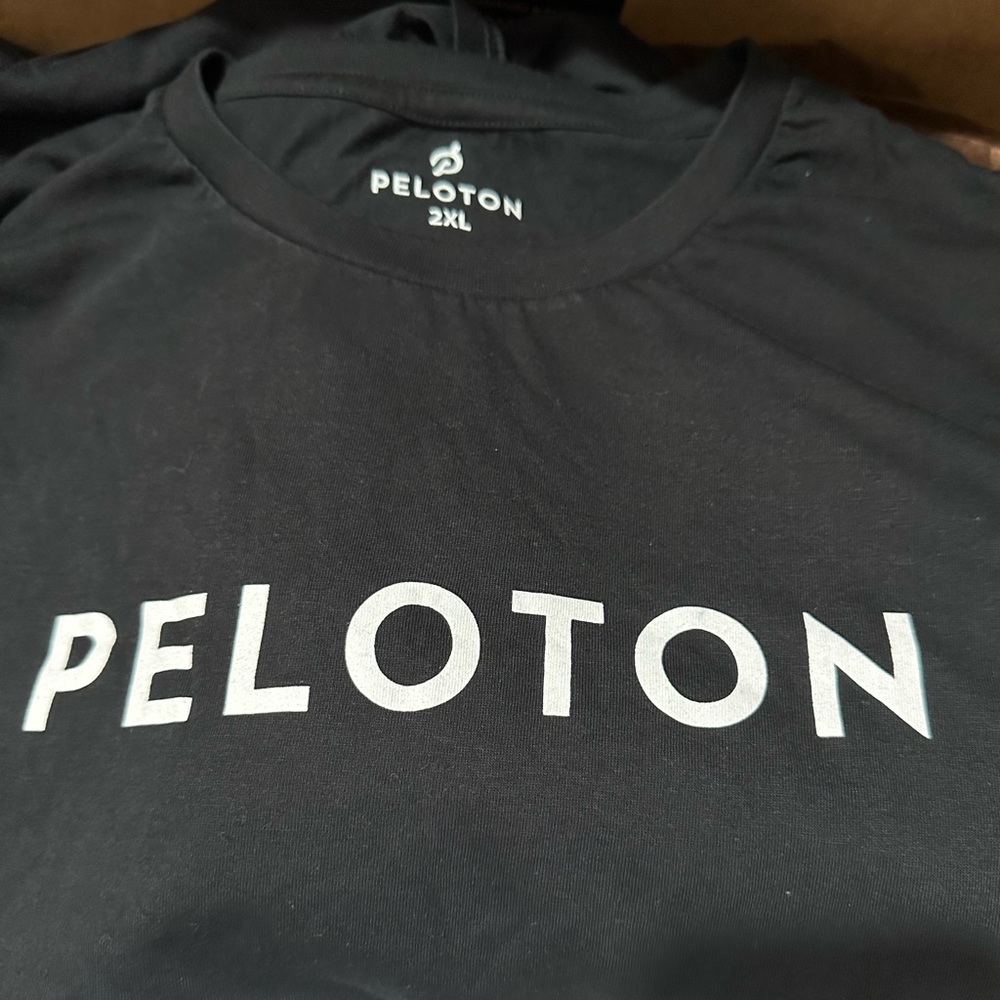 Peloton 100 Century Black White Tshirt Size 2XL